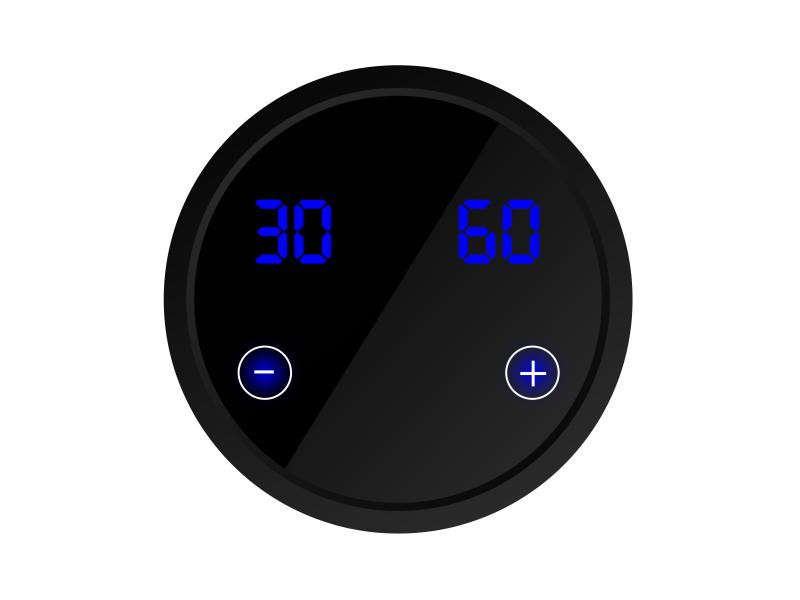 Masajeaador GUN PRO con 6 cabezales